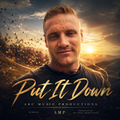 Put It Down single artwork for ARC Music Productions, featuring a portrait in warm golden light.